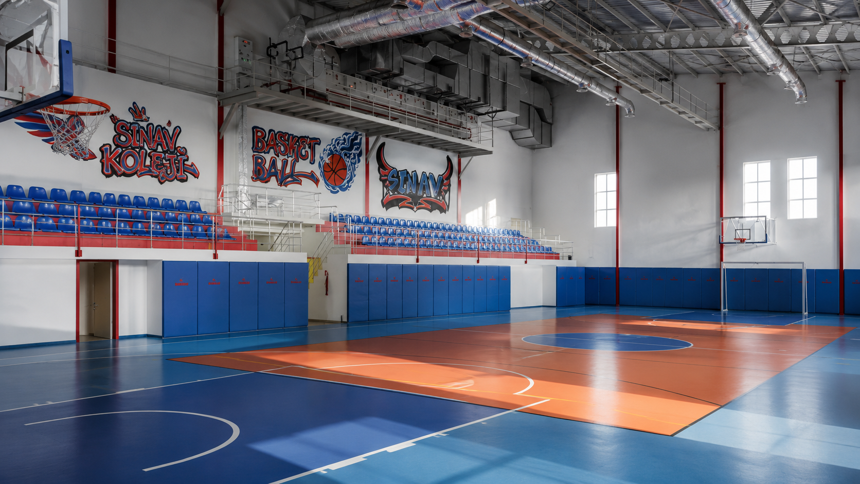 Spor salonu antrenman alanı