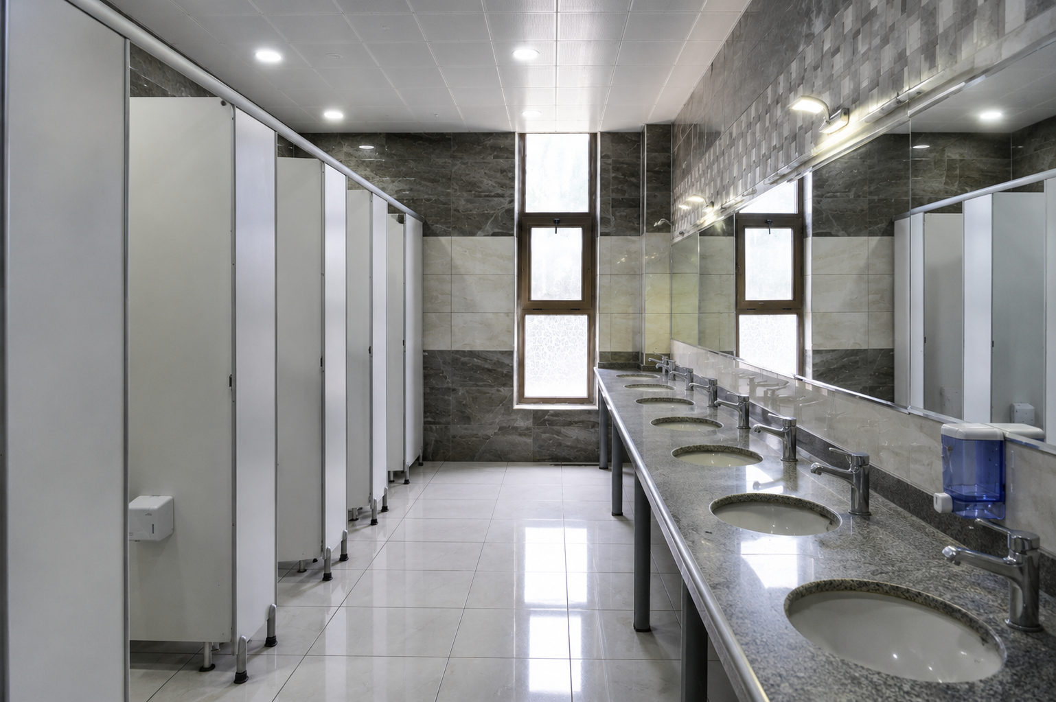 Hijyenik tuvalet ve lavabo alanları